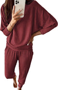 Women's Fall Lounge Wear Set by PRETTYGARDEN for Cozy Days