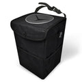 EcoNour Car Trash Can with Lid (1.5 Gallons) - Compact Car Bin