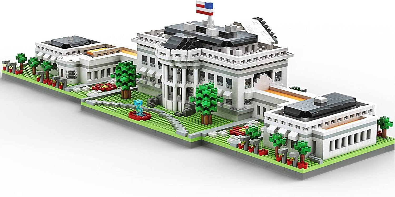 SEMKY Micro Mini Blocks White House Model Set for Adults and Kids