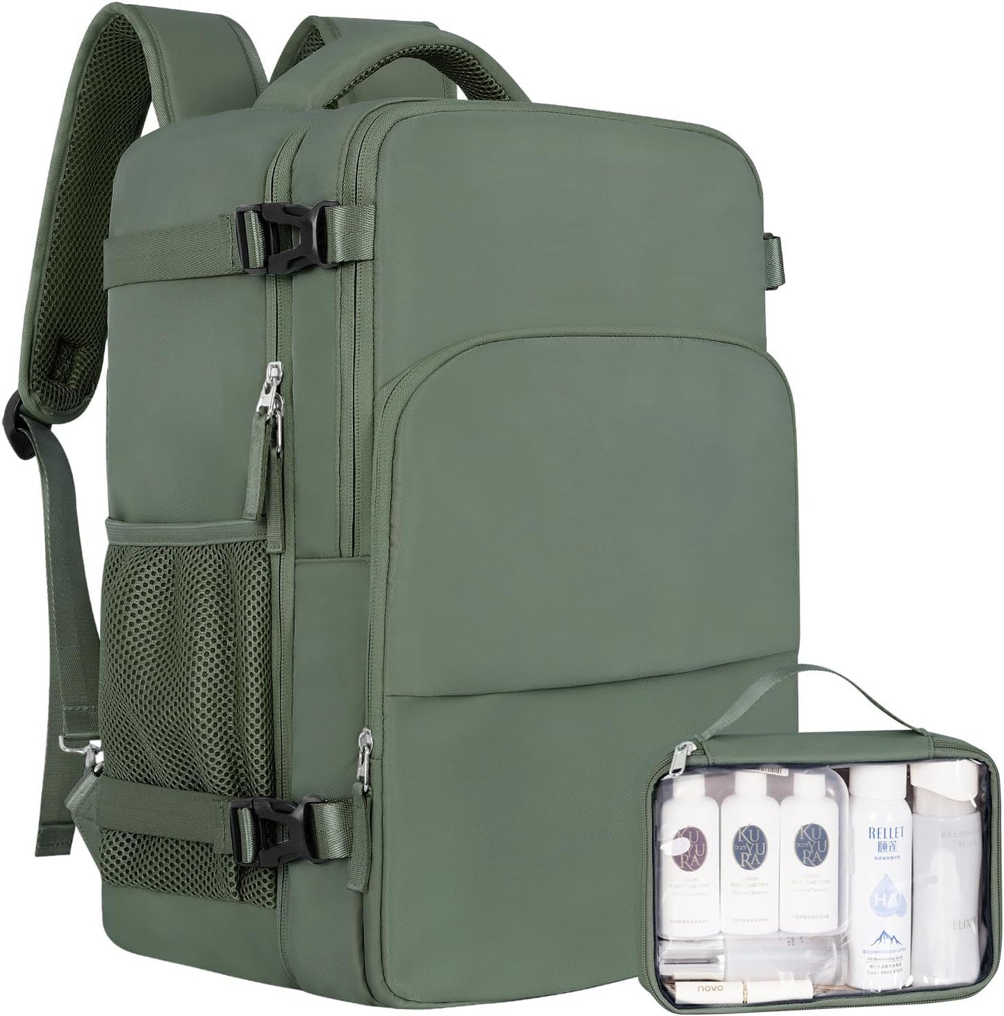 Personal Item Backpack for Travel, Waterproof Casual 16in Laptop