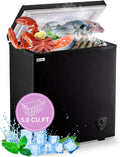 Chest Freezer Deep Freezer 5.0 Cu.Ft Compact - Quiet, Energy Saving