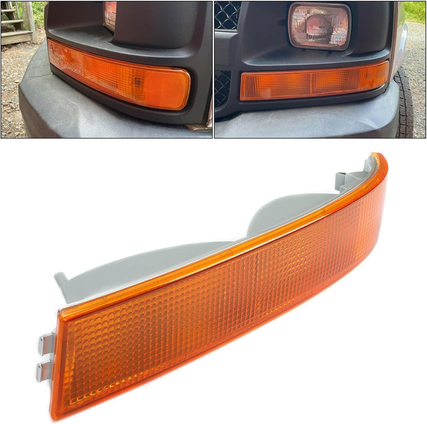 HECASA Corner Parking Signal Light for Chevy Express & Savana
