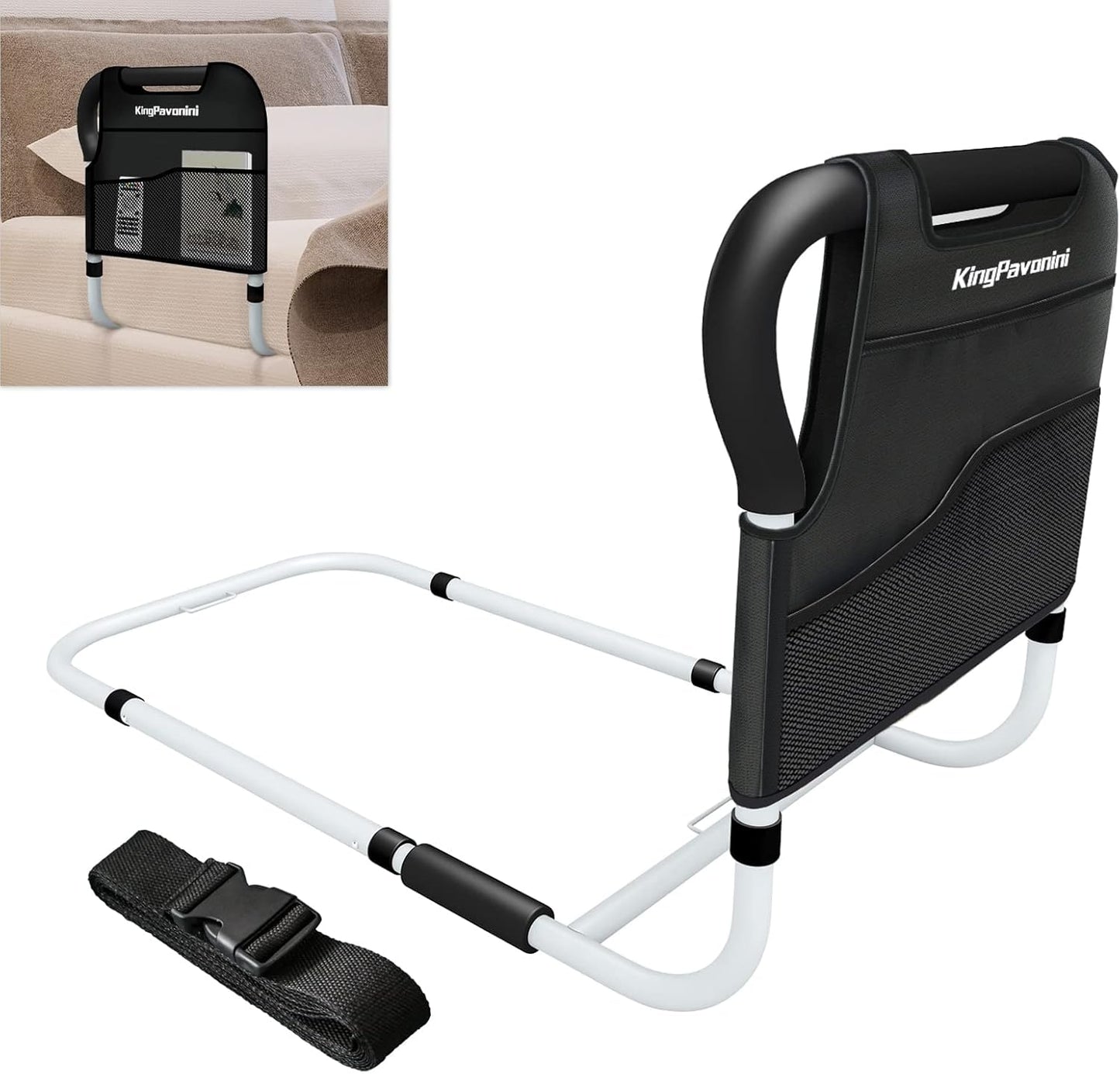 KingPavonini Bed Side Assist Handle Bar for Safe Mobility