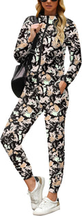 Women's Tracksuit Set 2 Piece Sweatsuit Outfits - Cozy Zip Up Jogger