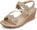 Wedge Sandals for Women Dressy - Comfortable 2in Low Platform