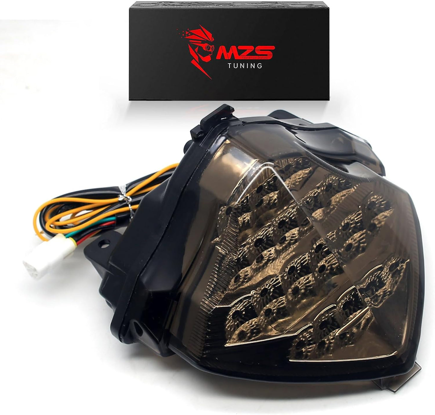 MZS Motorcycle Tail Light LED Integrated Turn Signal Blinker
