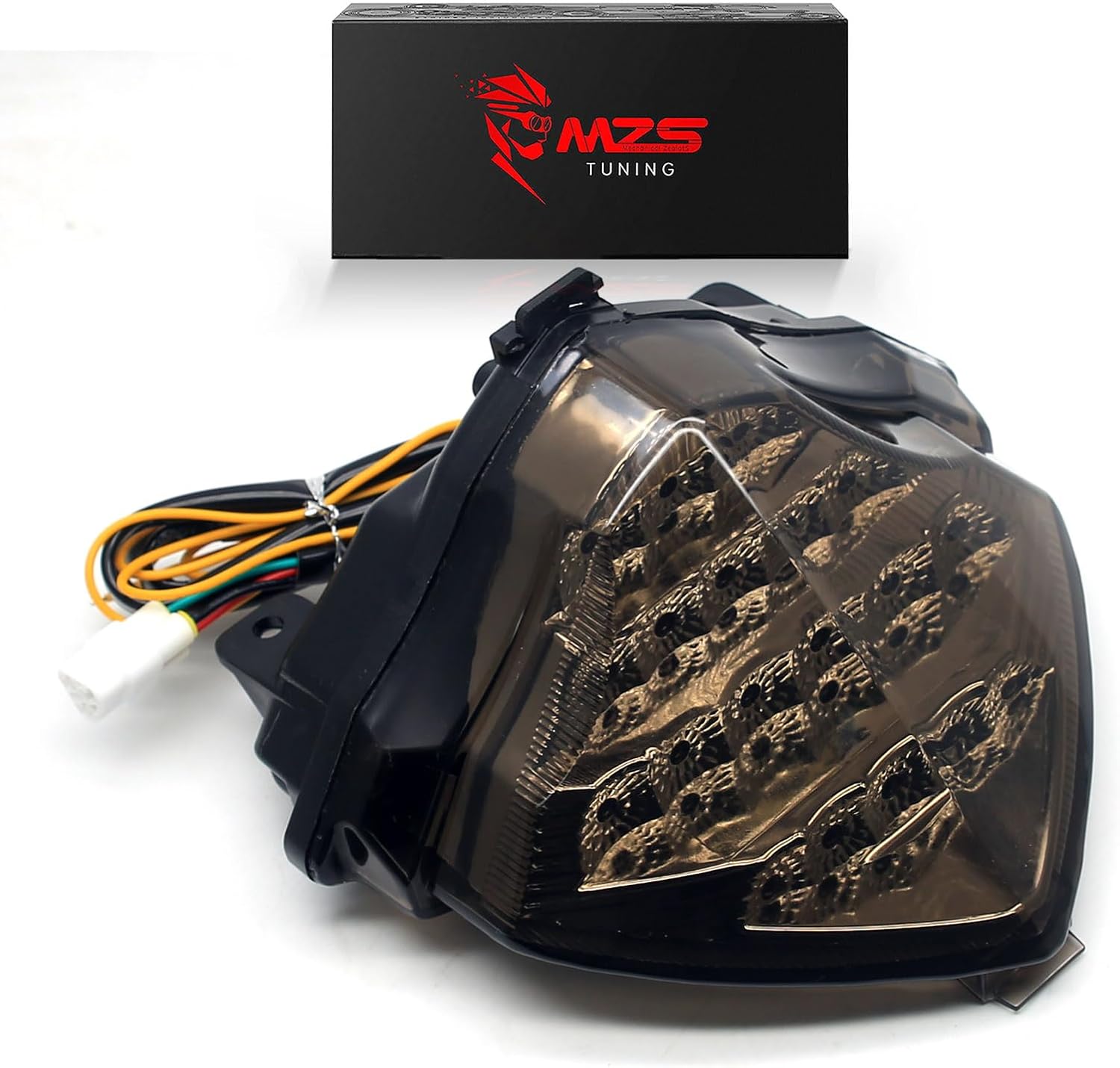 MZS Motorcycle Tail Light LED Integrated Turn Signal Blinker