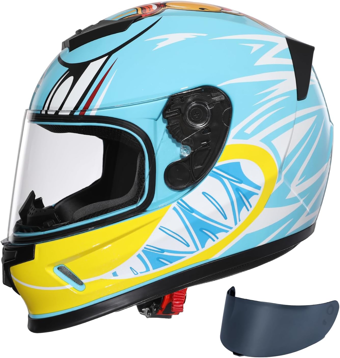 TRIANGLE Kids Motorcycle Helmets Full Face Lightweight DOT Approved