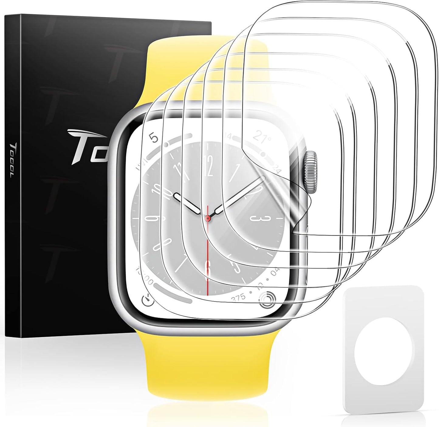 Antiscratch TPU Screen Protectors for Apple Watch 40 mm