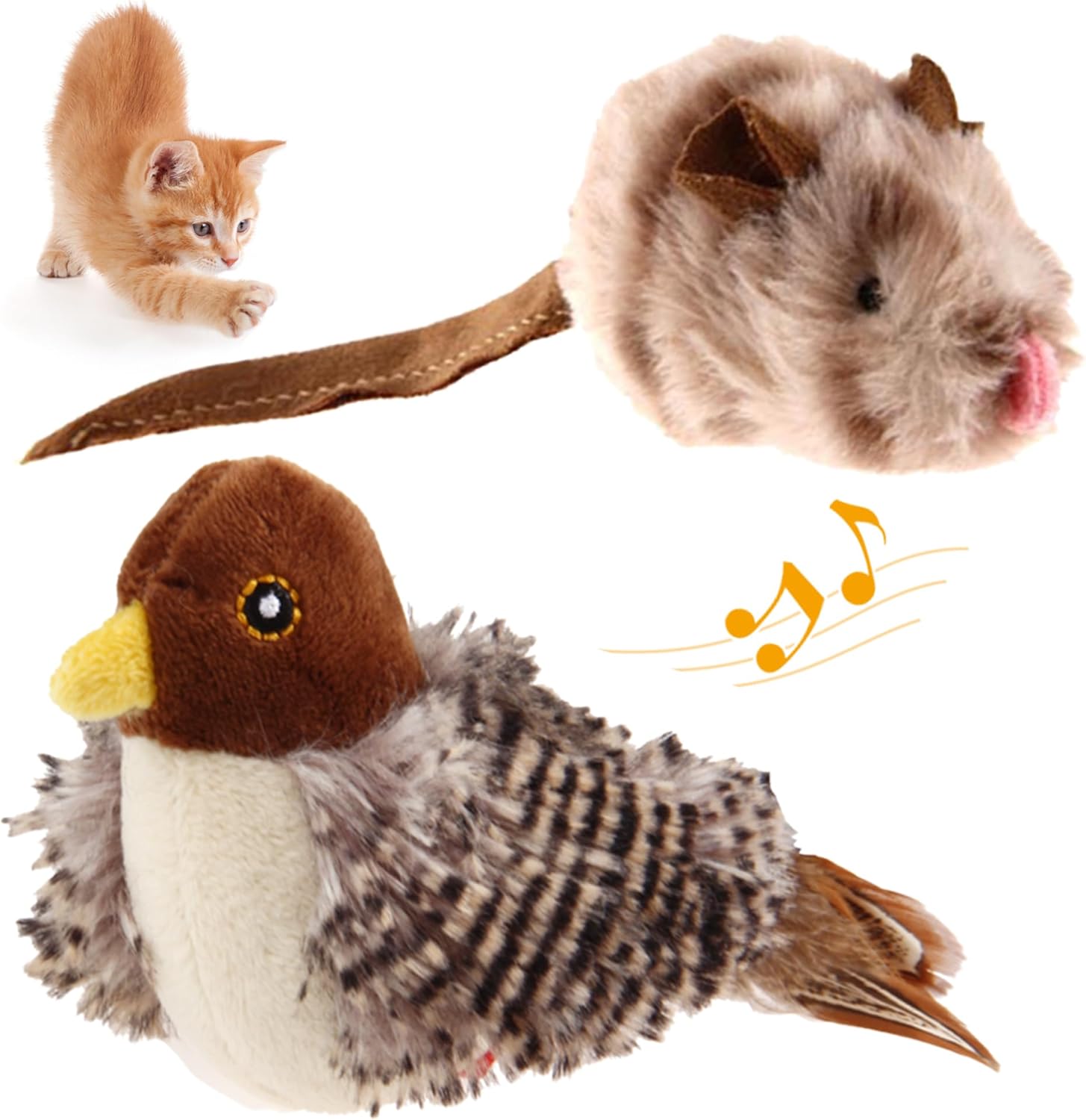 Gigwi Chirping Bird Cat Toy: Interactive Indoor Fun