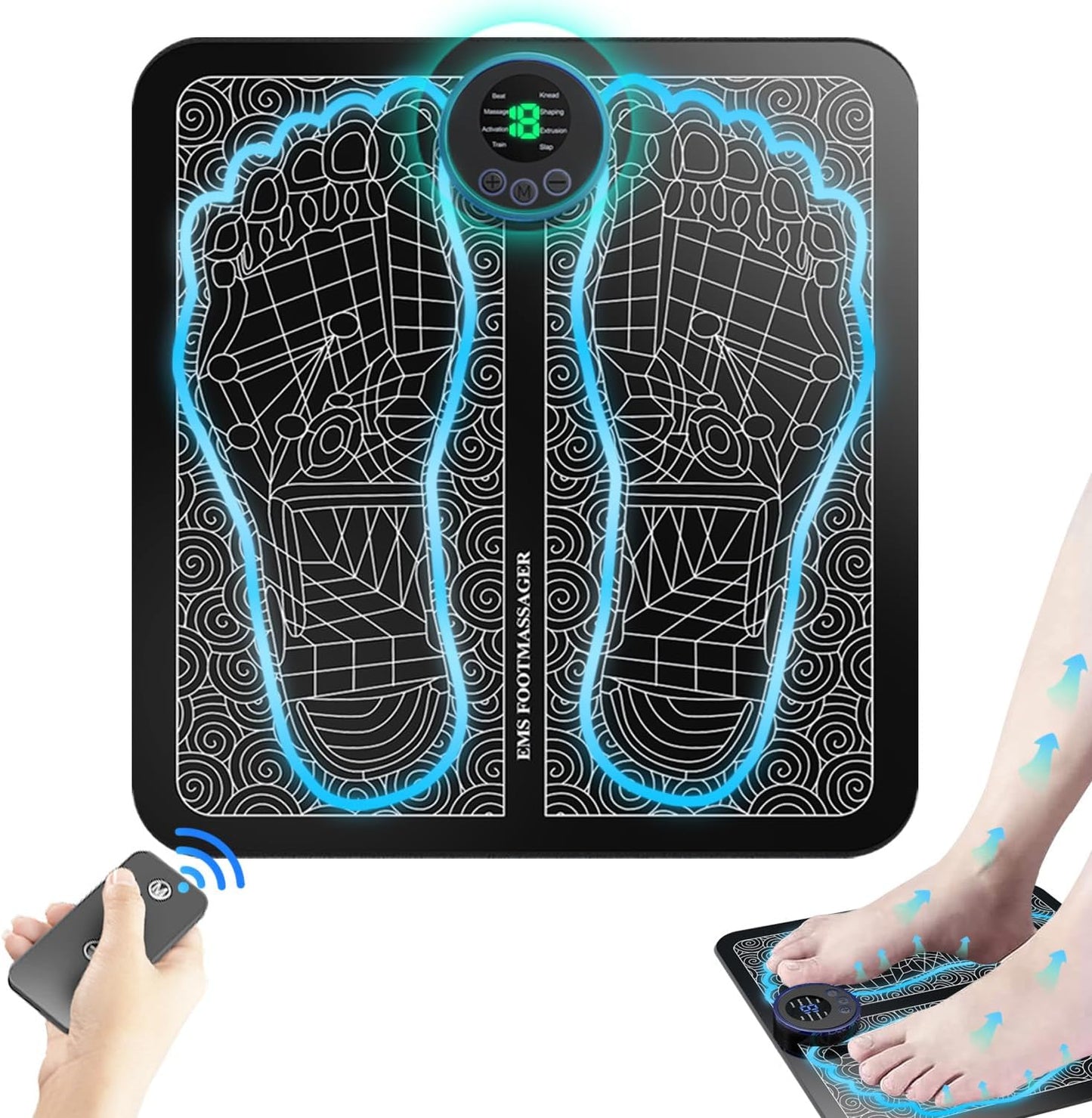 EMS Foot Stimulator for Pain Relief and Muscle Performance