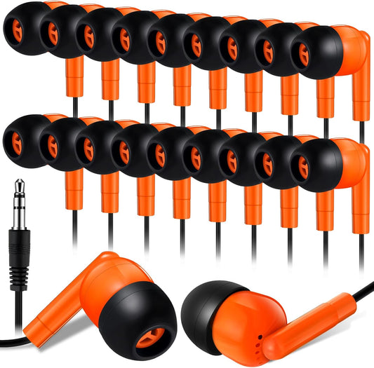 Kanayu 100-Pack Classroom Earbuds - Noise-Free Learning!