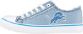 Women's Denim Team Logo Canvas Sneakers for Game Day Fans