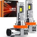 H11 LED Bulbs 6000K Cool White - 40000lm 900% Brighter (Pack of 2)