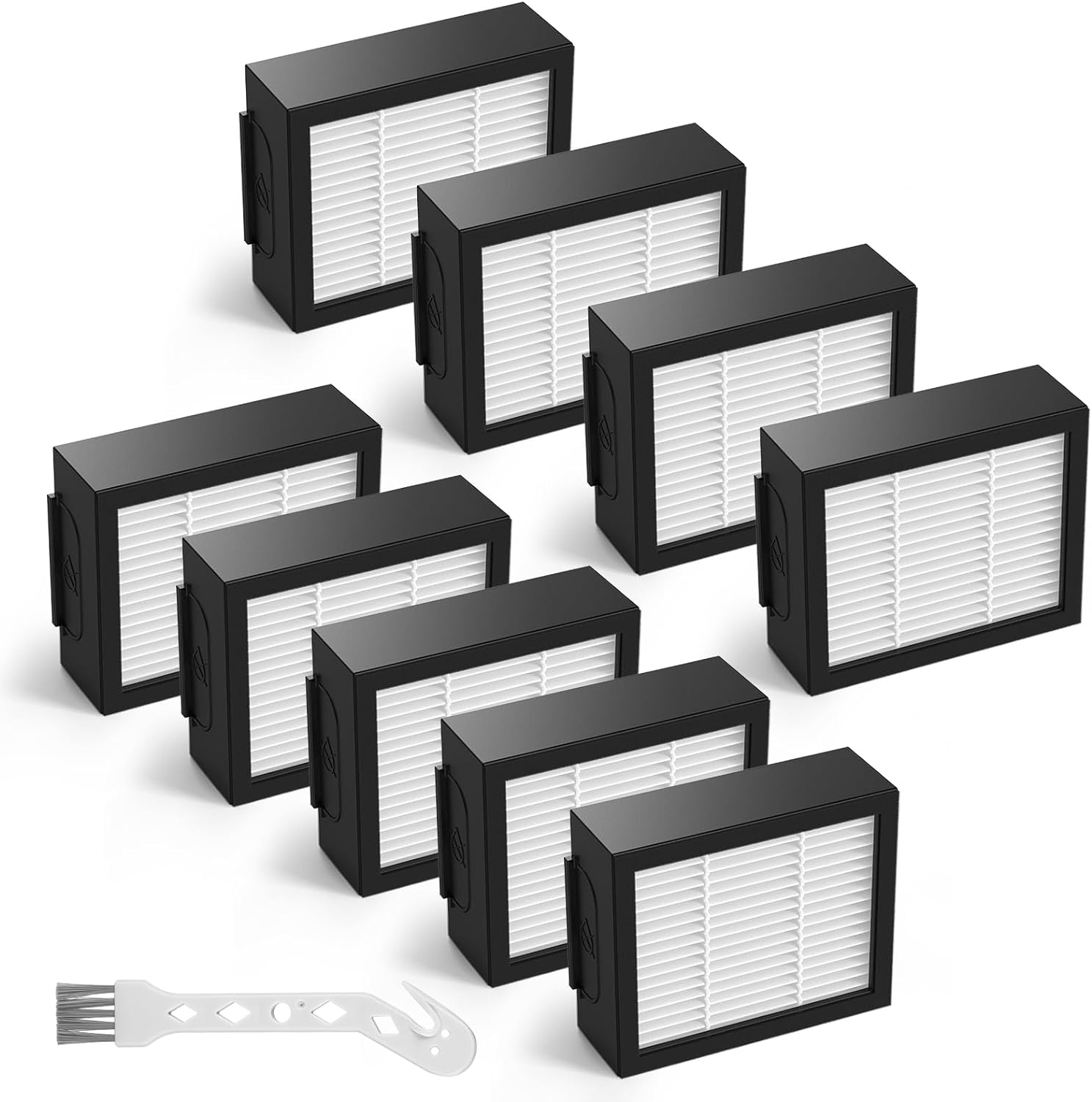9 Pack High Efficiency Filters for iRobot Roomba e, i, j Series