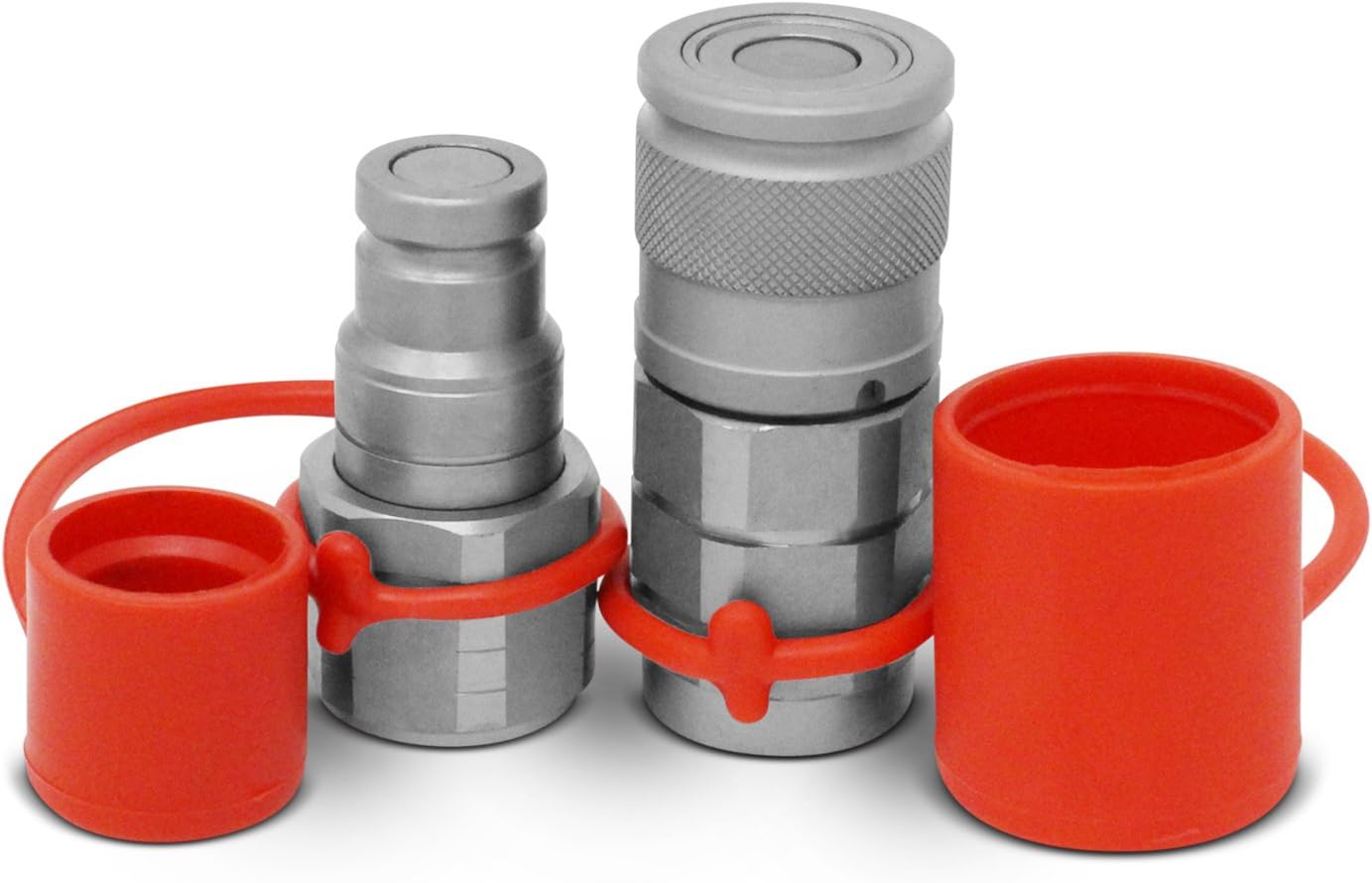 Summit Hydraulics 3/8 Flat Face Hydraulic Quick Connect Coupler Set