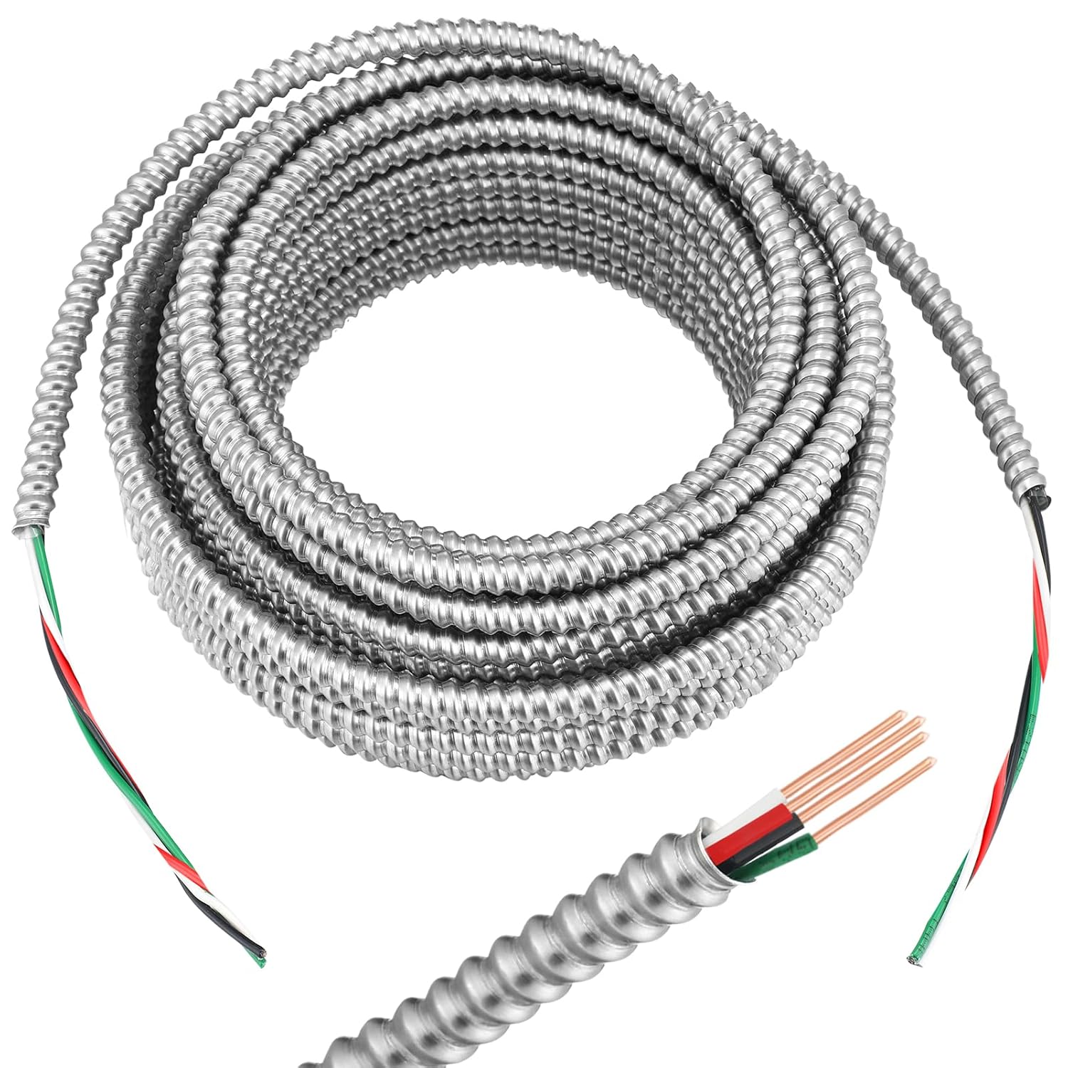 Kingdder Metal Clad Cable 14/3 for Indoor and Outdoor Use