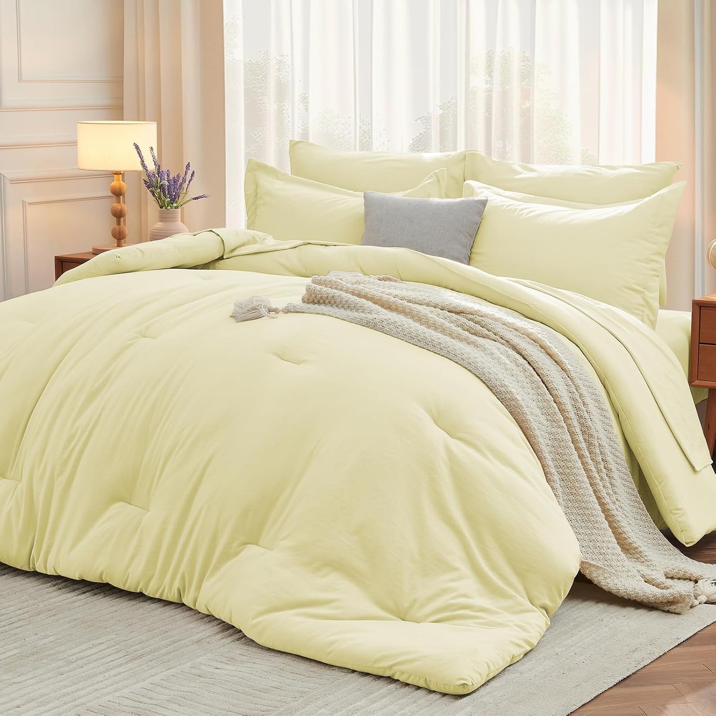 MUXHOMO Twin XL Comforter Set - Soft All Season Bedding
