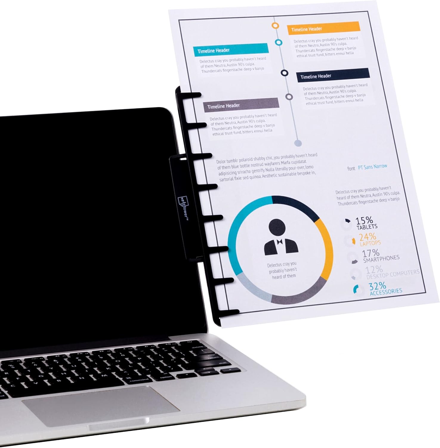 Reduce Strain with Note Tower Monitor Holder