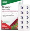 Floradix Iron Tablets - Vegetarian Iron with B Vitamins - Energy