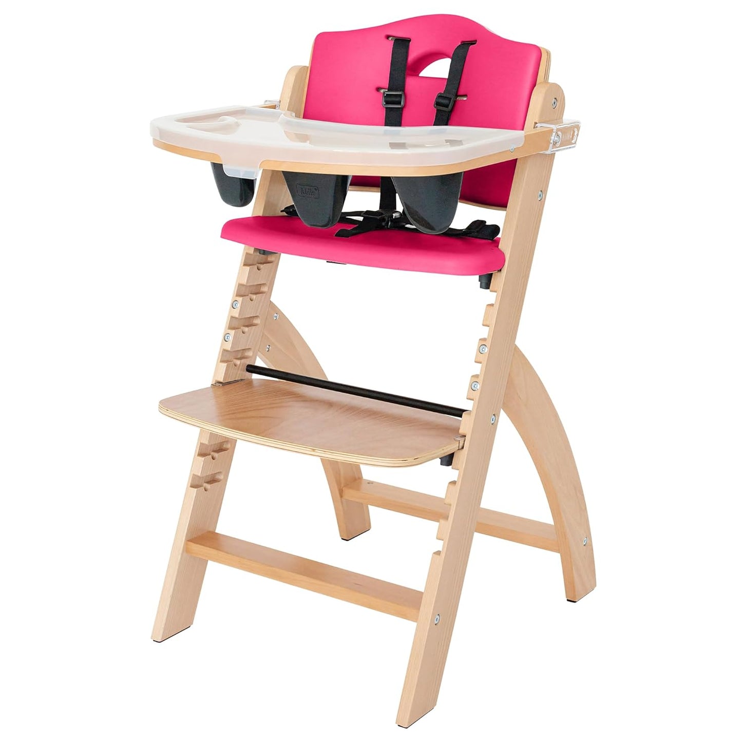 Abiie Beyond Junior Wooden High Chair - Adjustable & Convertible
