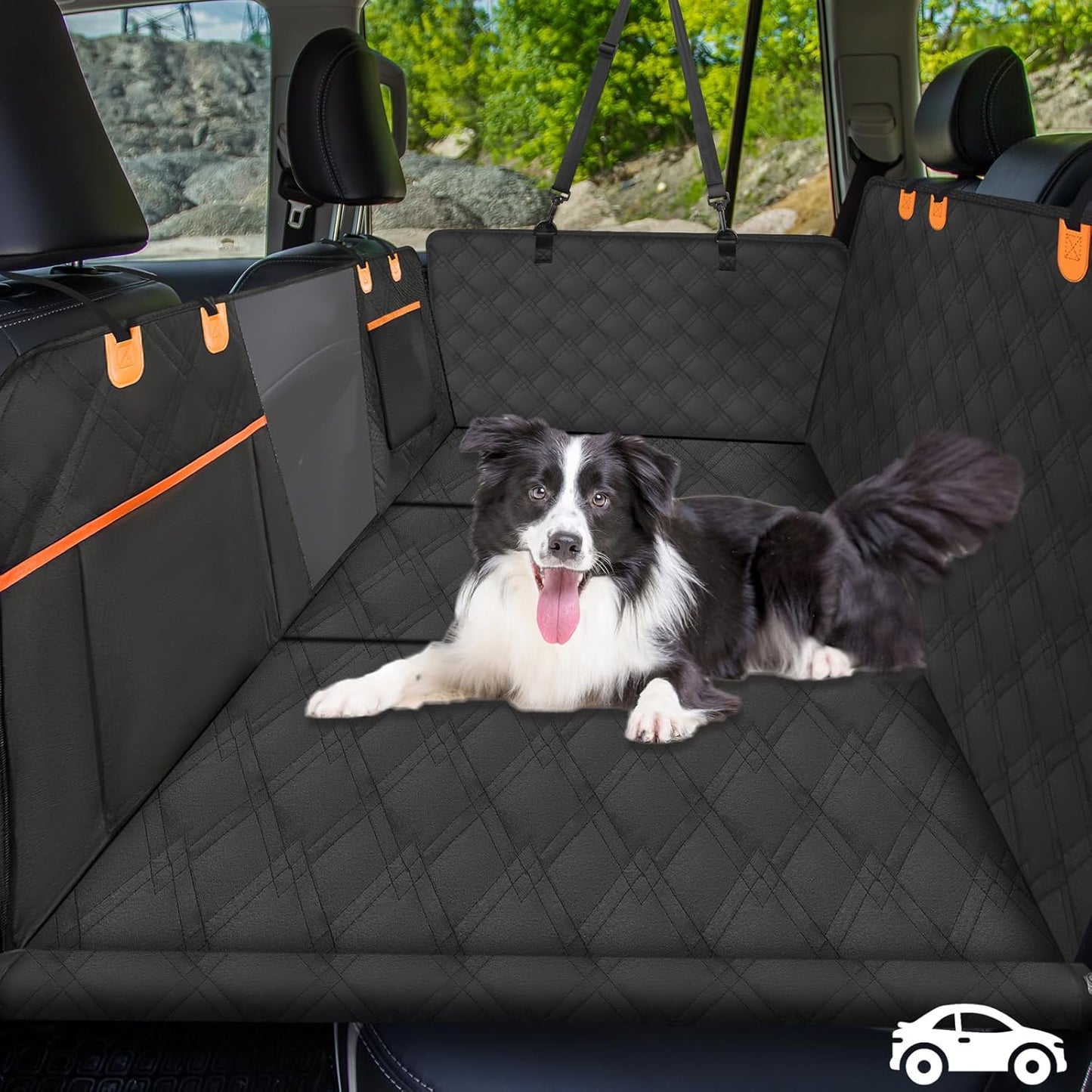 40% More Space for Pets - Waterproof Dog Car Hammock