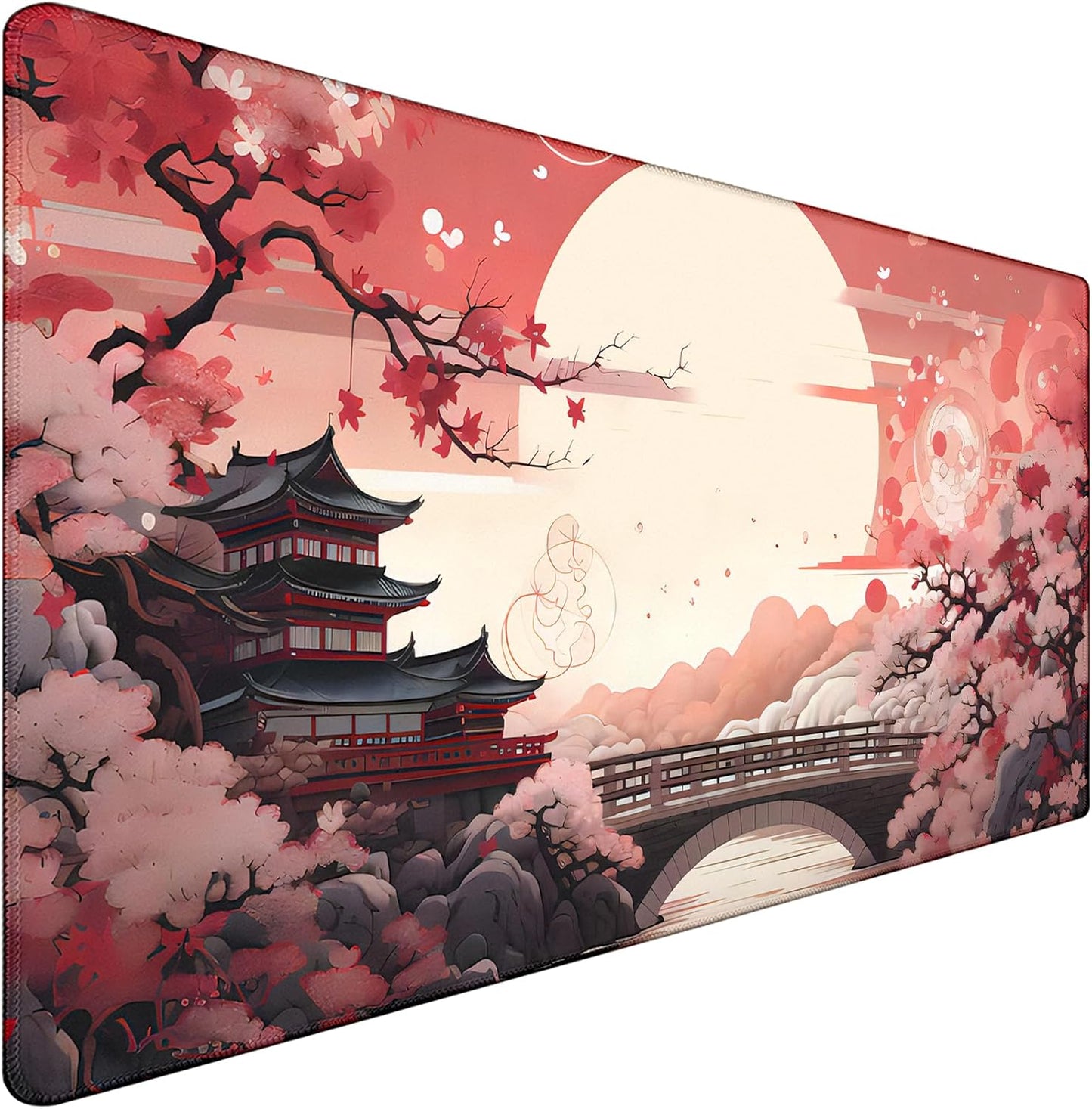 Jovlio Japanese Large Gaming Mouse Pad - Non-Slip Waterproof Base for Ultimate Precision!