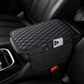 Ouzorp Car Center Console Cover - Comfortable Armrest Storage