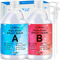 JDiction Epoxy Resin Clear High Gloss Epoxy Resin - 1 Gallon Deep Pour