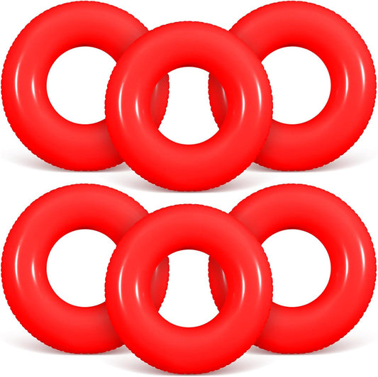 6 Pcs Inflatable Pool Floats for Adults Summer Fun and Relaxation