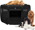 Dog Playpen Portable Play Pen 45in x 24in - Foldable Travel Kennel