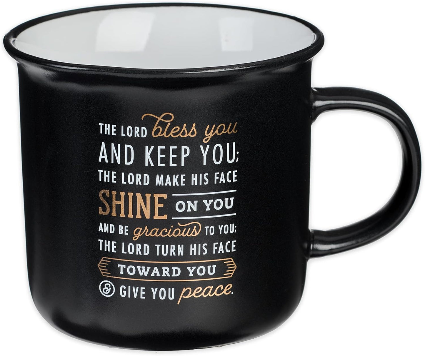 Christian Art Gifts 13 oz. Inspirational Scripture Mug: The Lord Bless You Num. 6:24-26