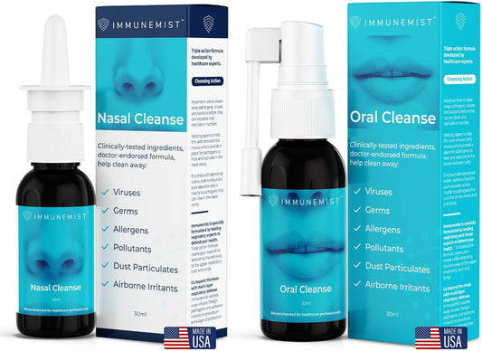 ImmuneMist Nasal and Oral Cleanse Bundle for Total Protection
