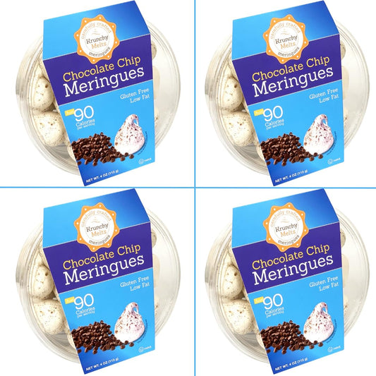 Krunchy Melts Meringue Cookies - Guilt-Free Chocolate Chip Treats