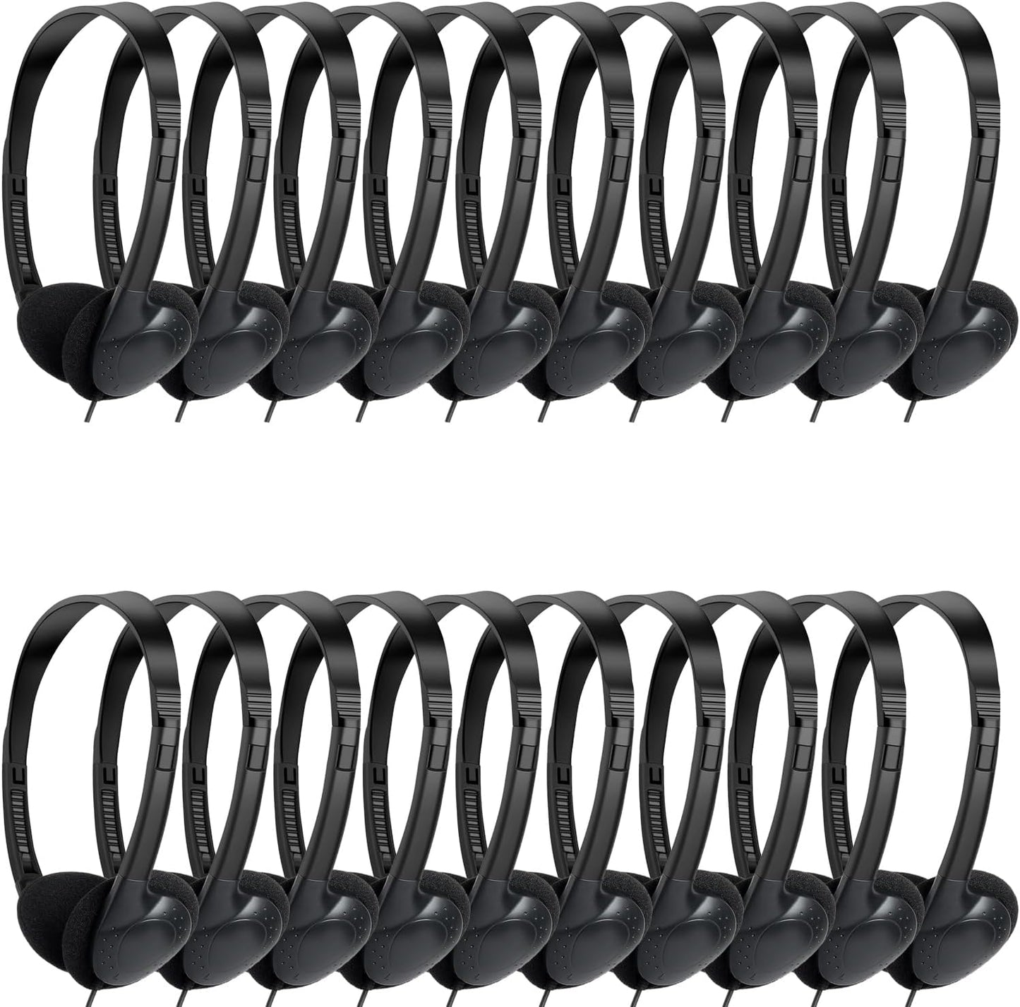 Classroom Headphones Bulk 25 Pack for Kids School Students
