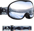 Kids Ski Goggles for 3-14 - Clear, Ventilated Snowboard Goggles