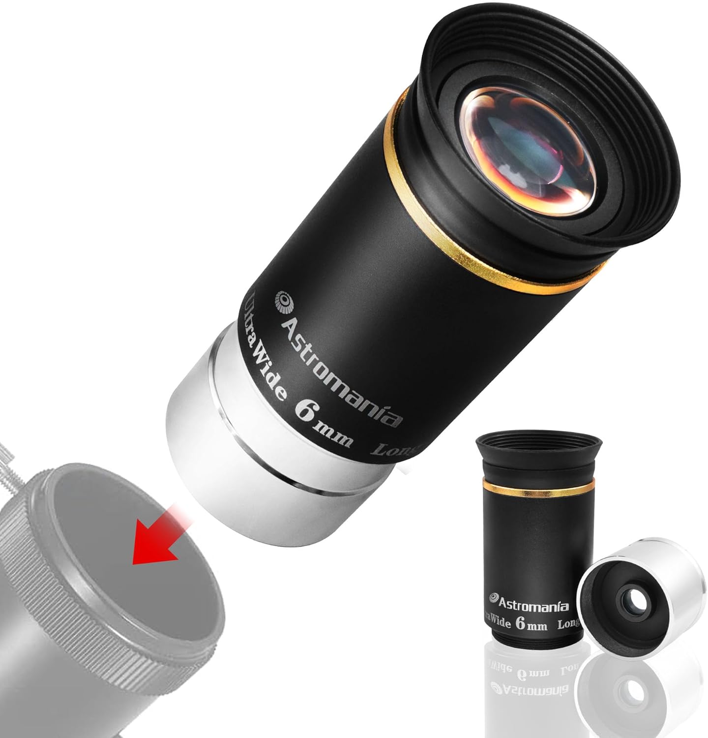 Astromania 66 Degree Ultra Wide Angle Eyepiece for Telescopes