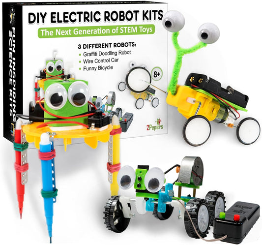 Build STEM Robots with 2Pepers Kit