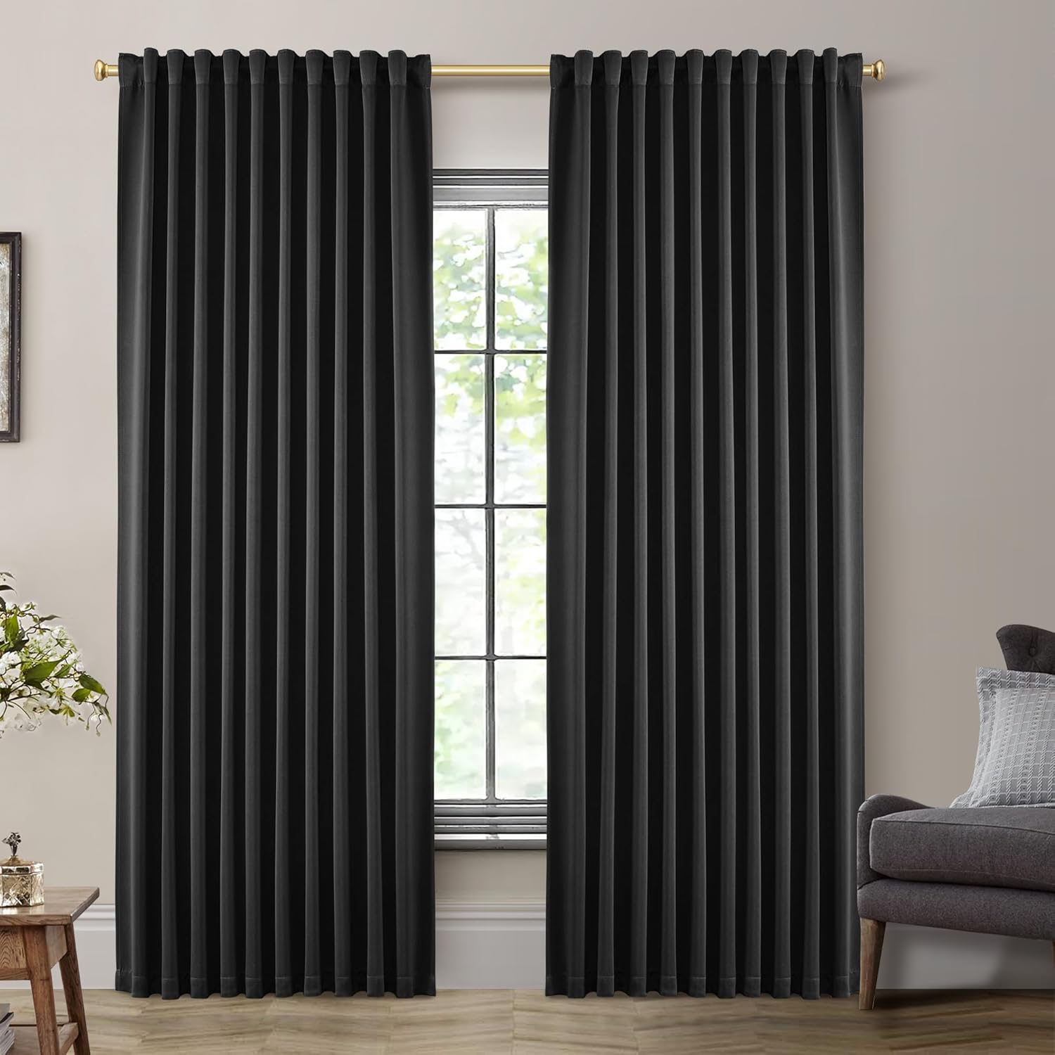SHINELAND Thermal Insulated Blackout Curtains for Ultimate Comfort