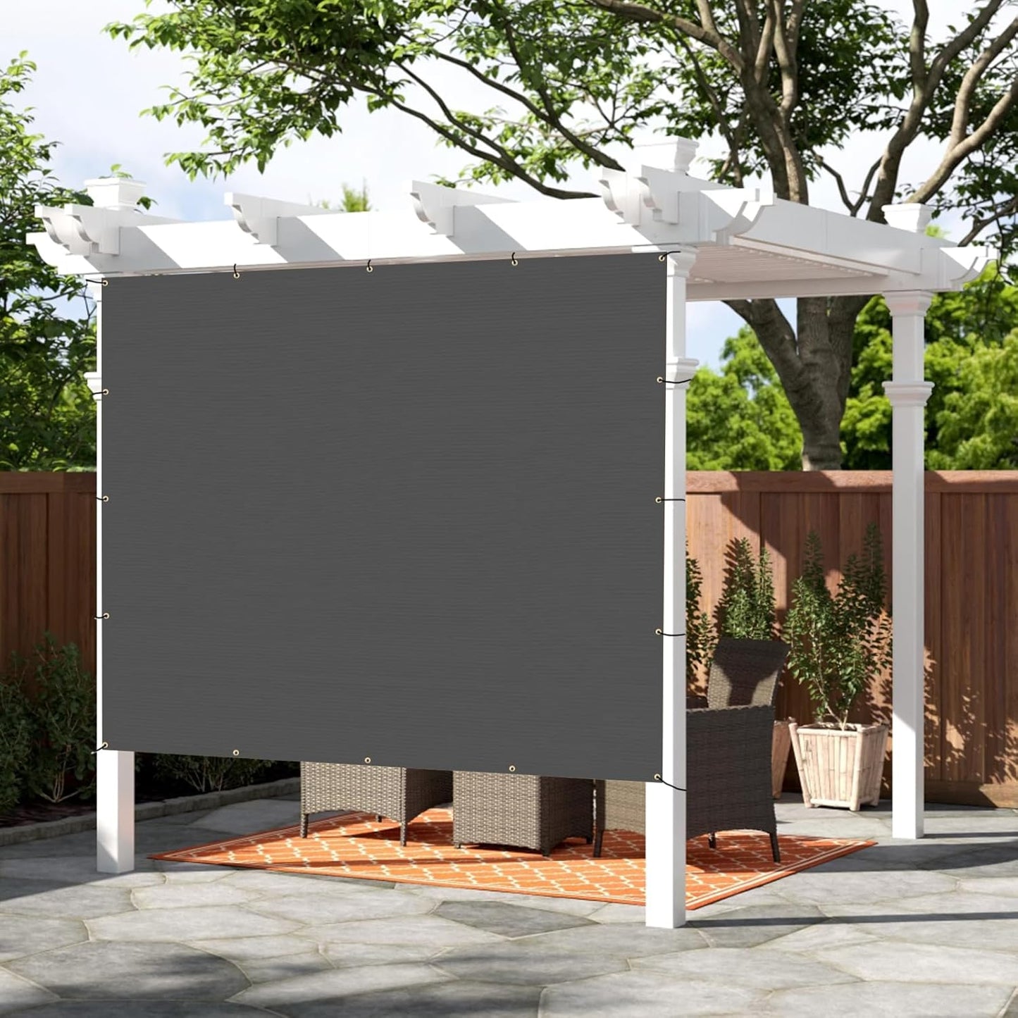 SUNNY GUARD Shade Cloth Custom Size 10x10 FT for Outdoor Use