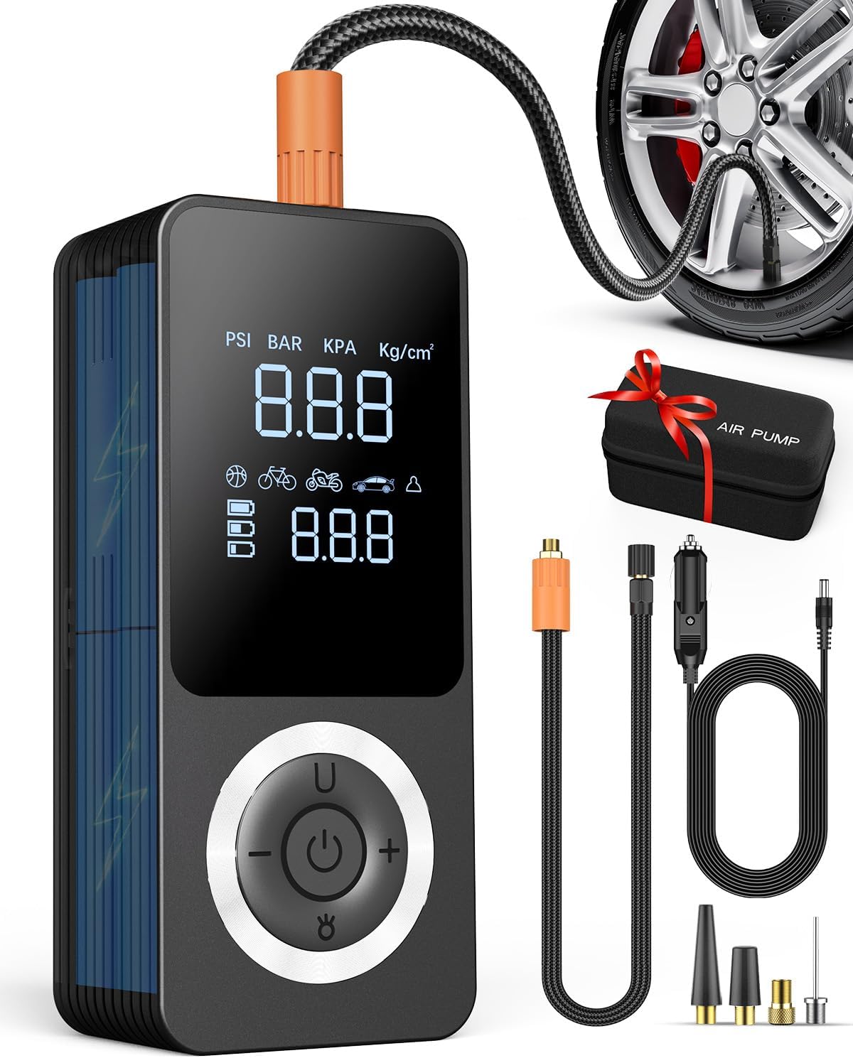 Cordless Tire Inflator with Smart Air Pump for Quick Inflation