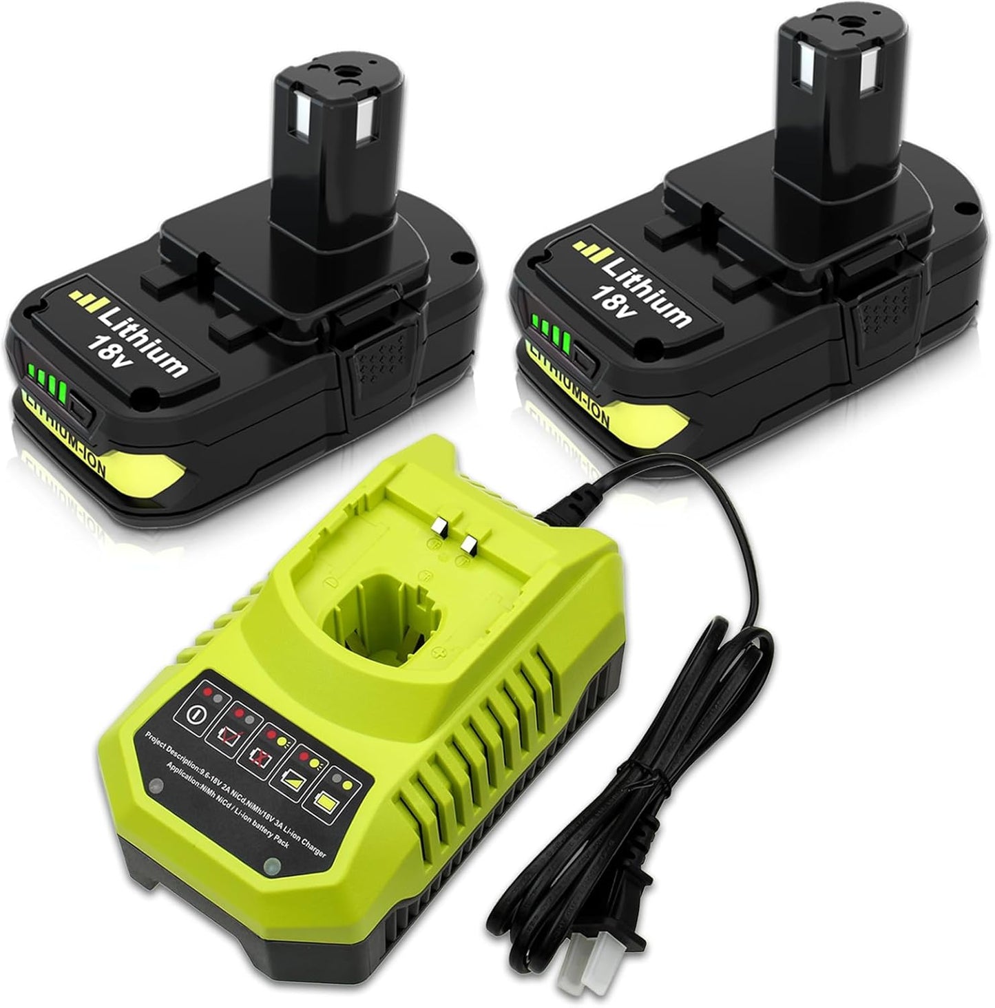 Long-Lasting Power Combo for Ryobi 18V Tools