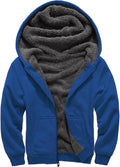 Boys Sherpa Lined Hoodie Kids Fleece Sweatshirt - Warm Everyday