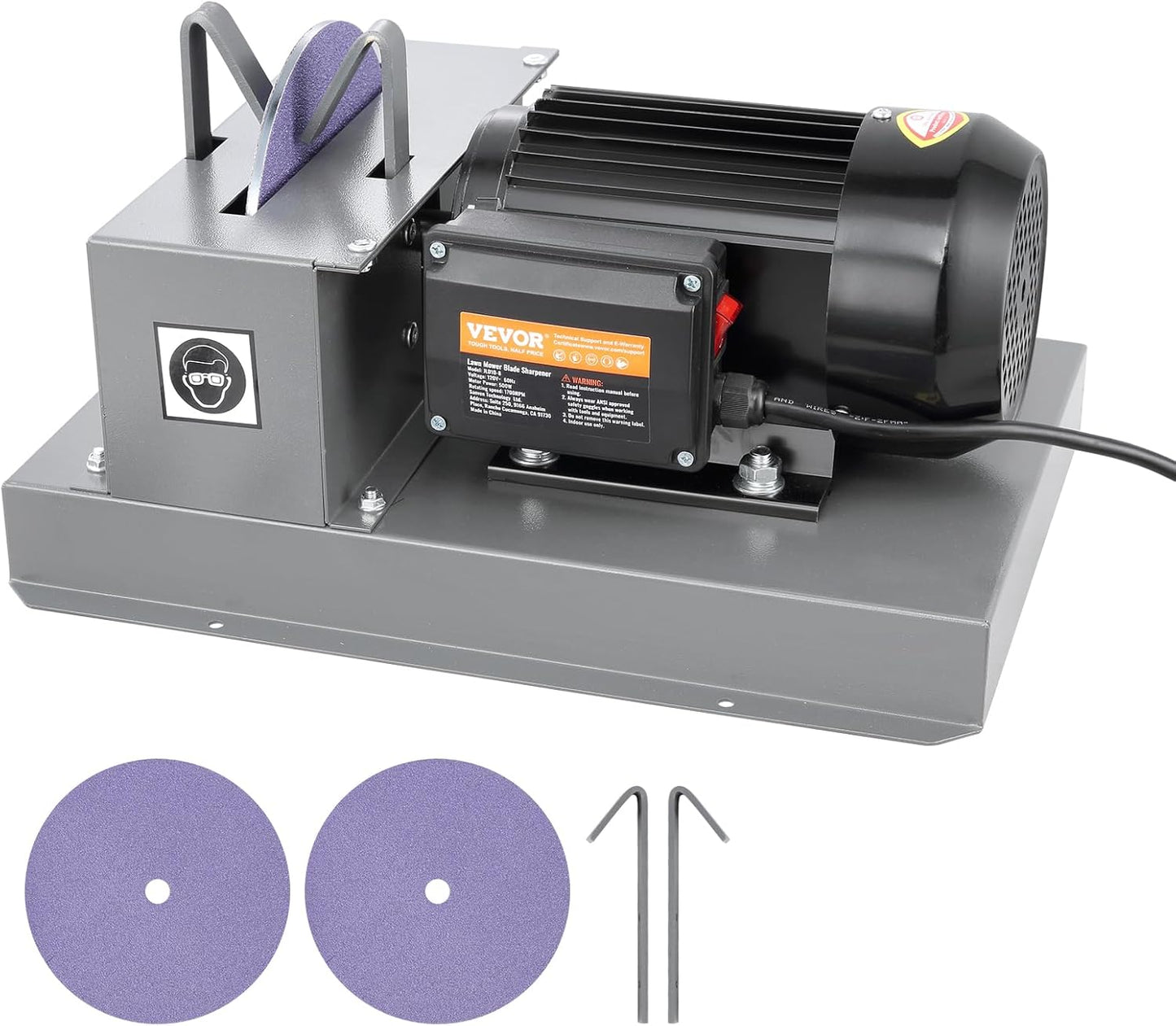 VEVOR Lawn Mower Blade Sharpener for Efficient Sharpening
