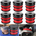 Silicone Body Mount Kit for 2008-2016 Ford F-250 F-350 Red 6 Pack