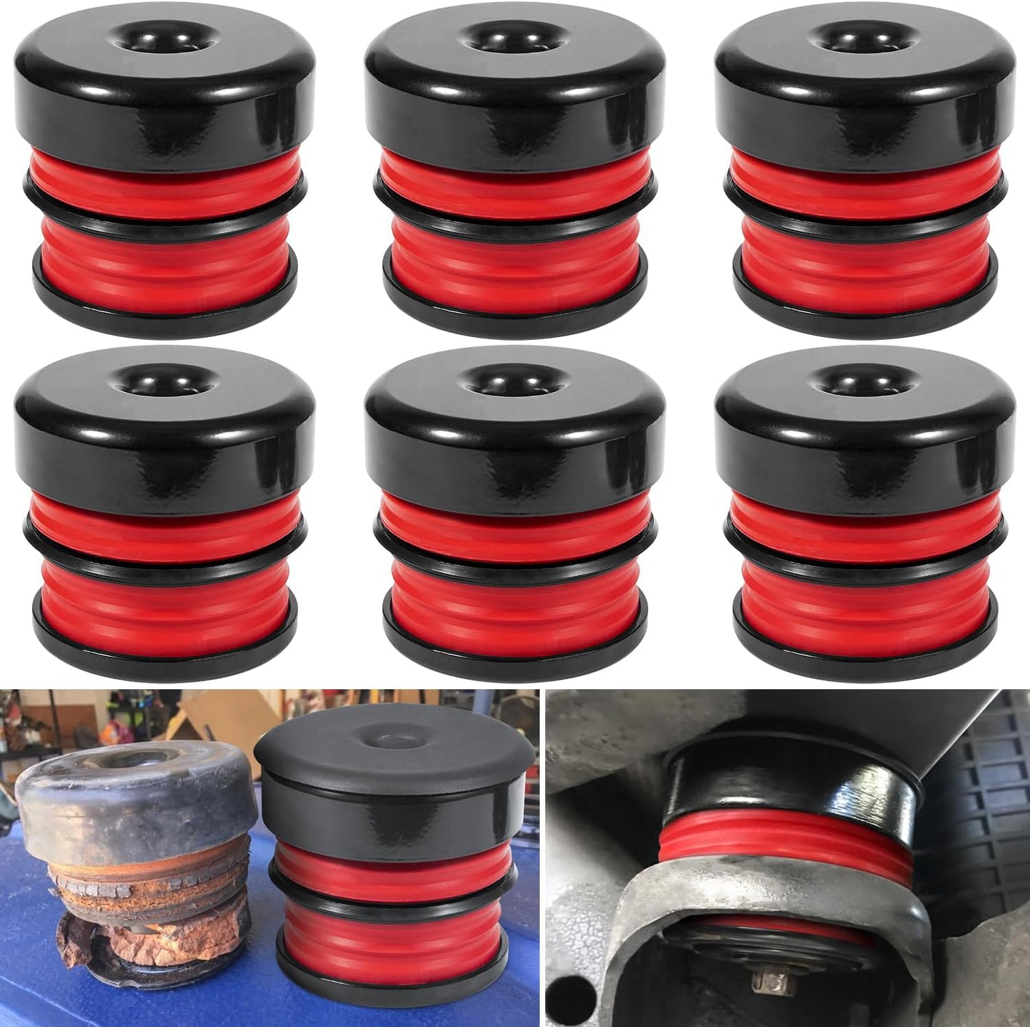 Silicone Body Mount Kit for 2008-2016 Ford F-250 F-350 Models