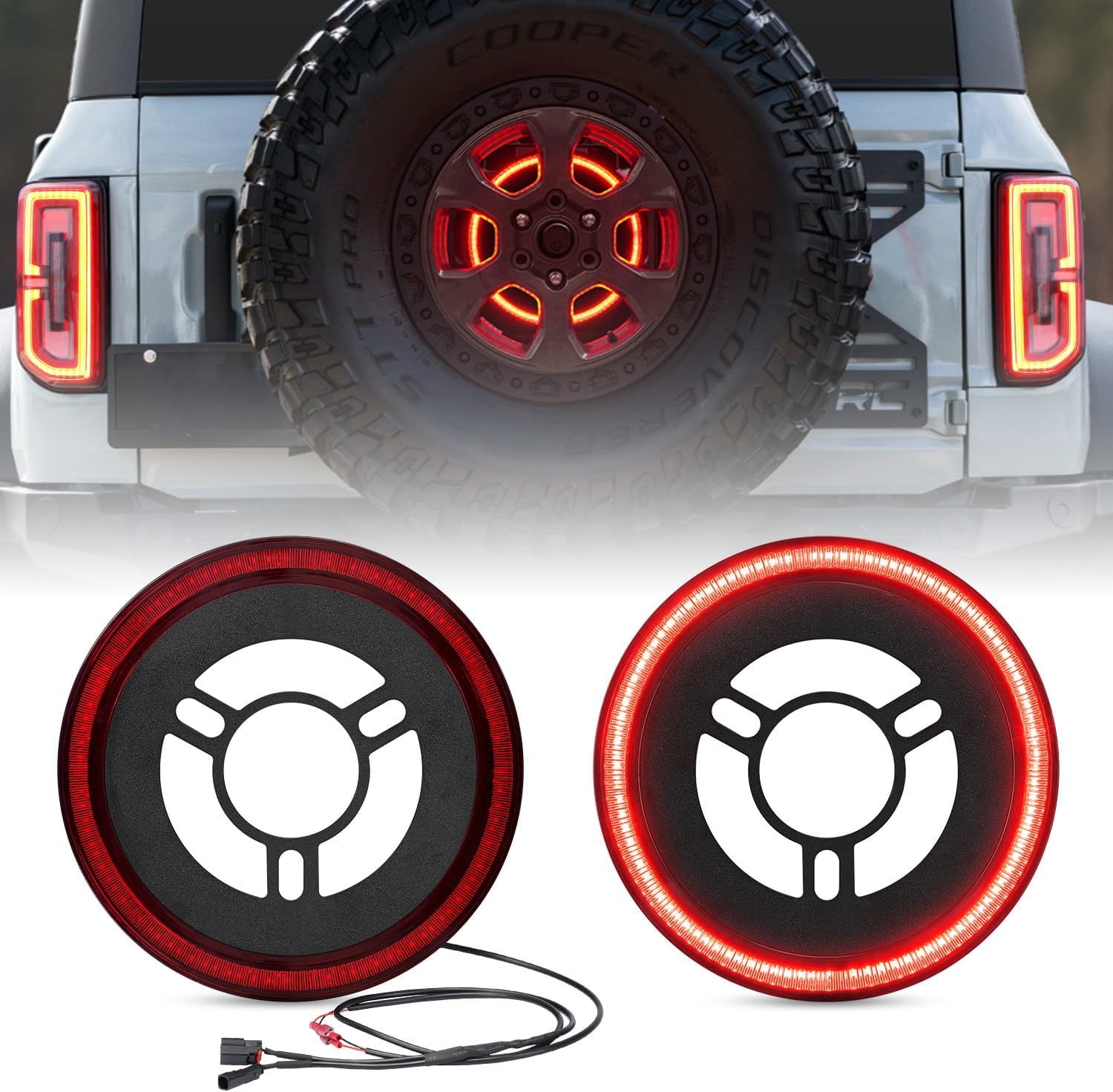 Spare Tire Brake Light for F-ord Bronco 2021 2022 2023 2024