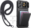 SSLOTSCASE iPhone 17 Pro Max Case with Lanyard & Wallet - Rugged