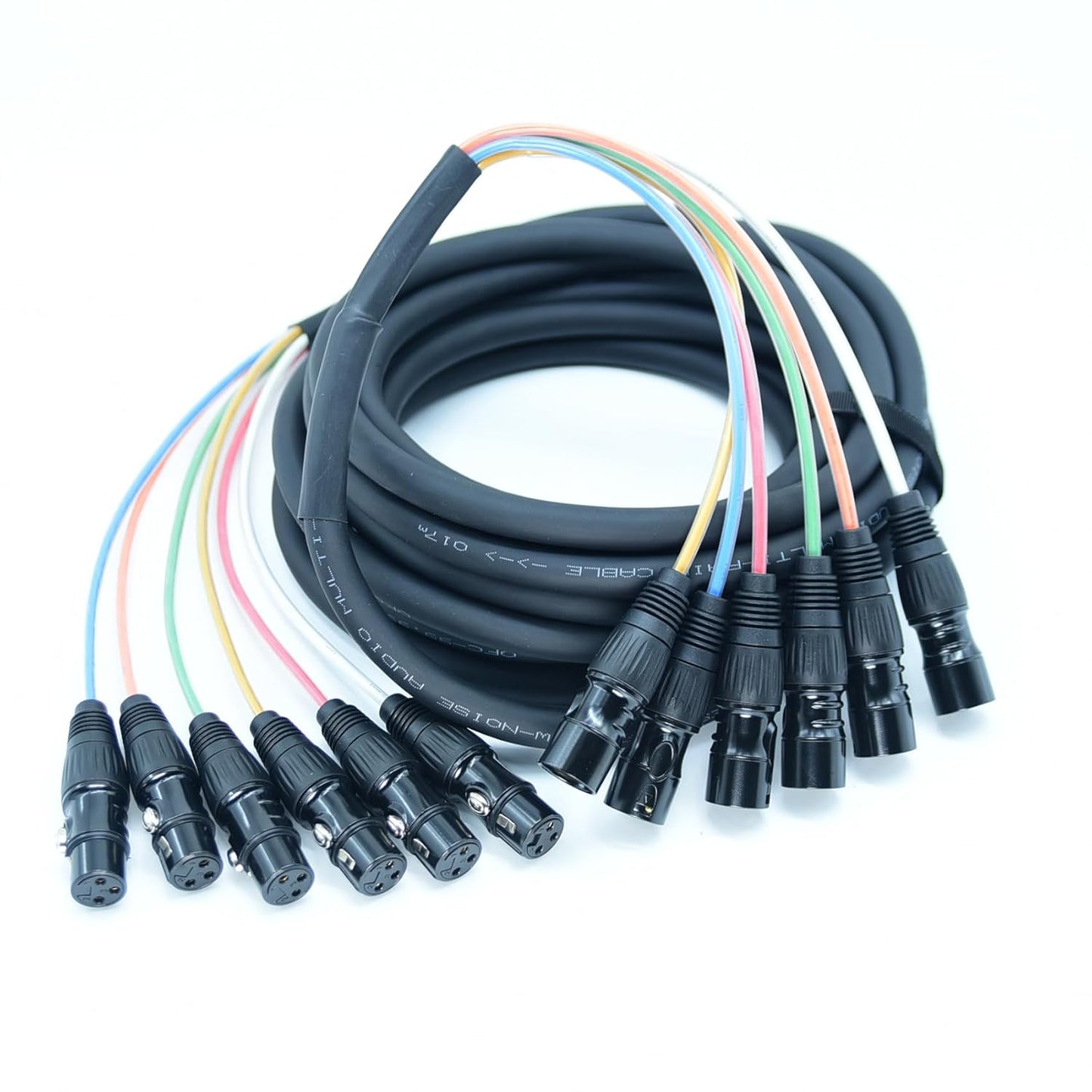 20ft Pass Through Snake Cables for Professional Audio Recording