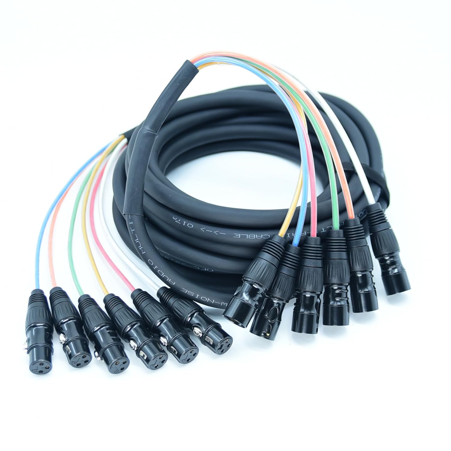 20ft Pass Through Snake Cables for Professional Audio Recording